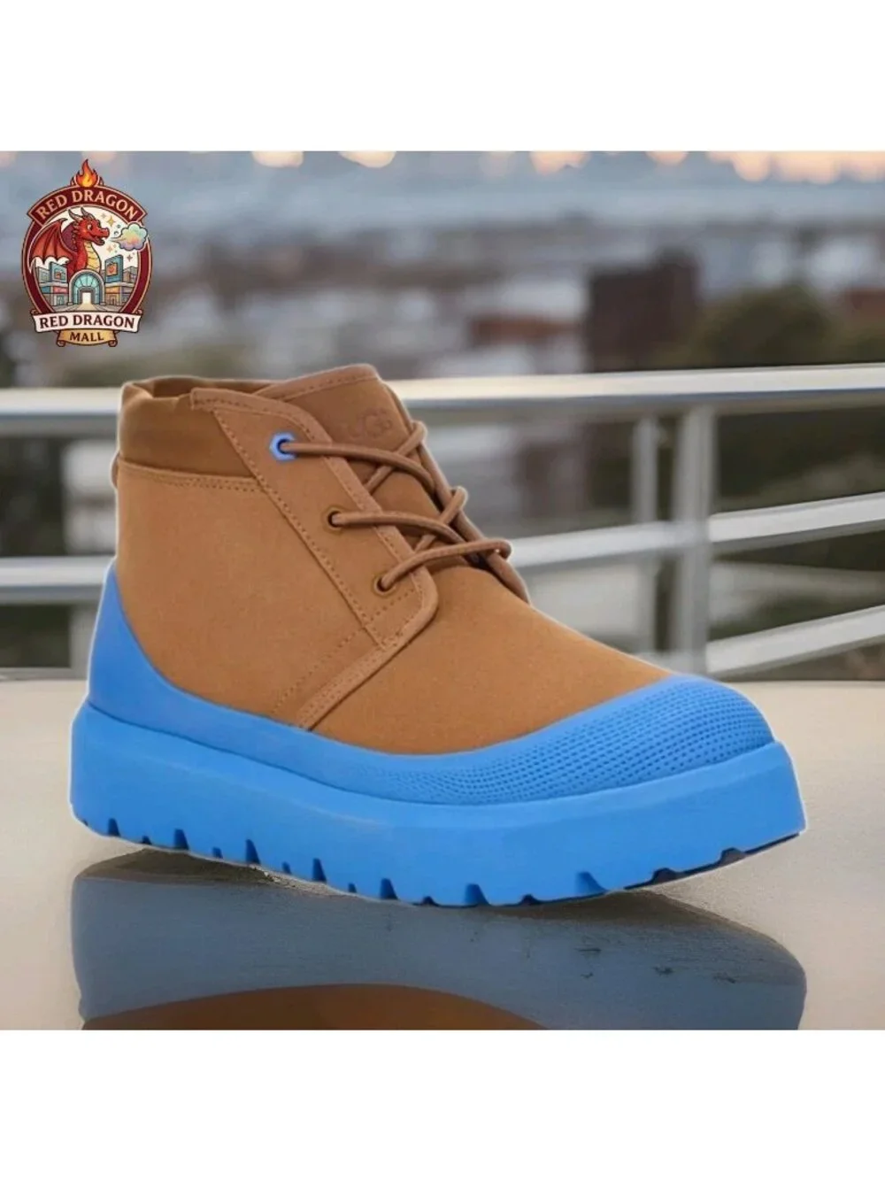 UGG Neumel Weather Hybrid Waterproof Chukka Chestnut Blue 1143991 - Men's Sz 11